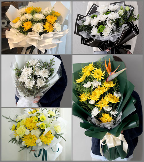 广东广州市番禺区市桥街道三堂社区白事花束代送